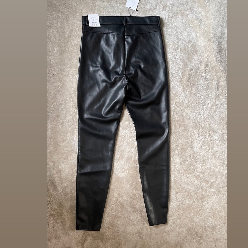 Zara Leather leggings - Picture 3 of 8